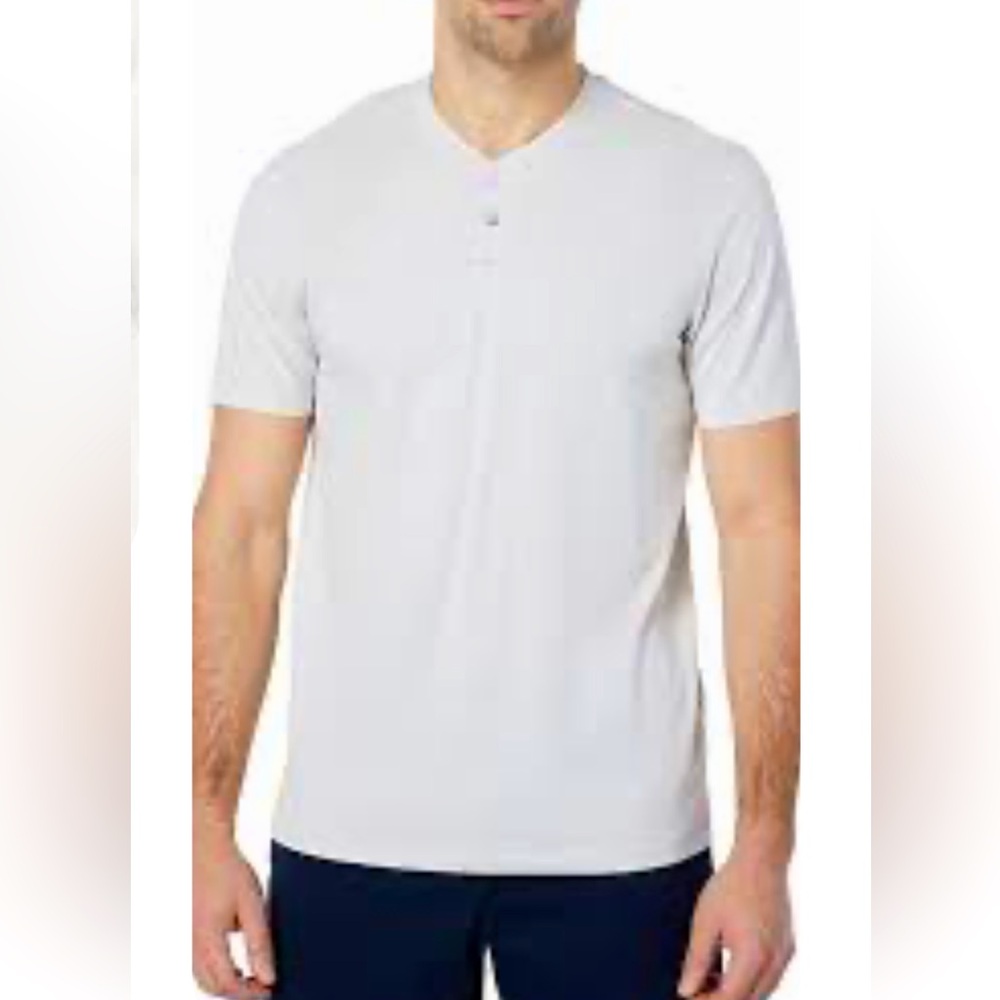 Calvin Klein Men's White and grey T- shirt 👕 100% percent cotton
